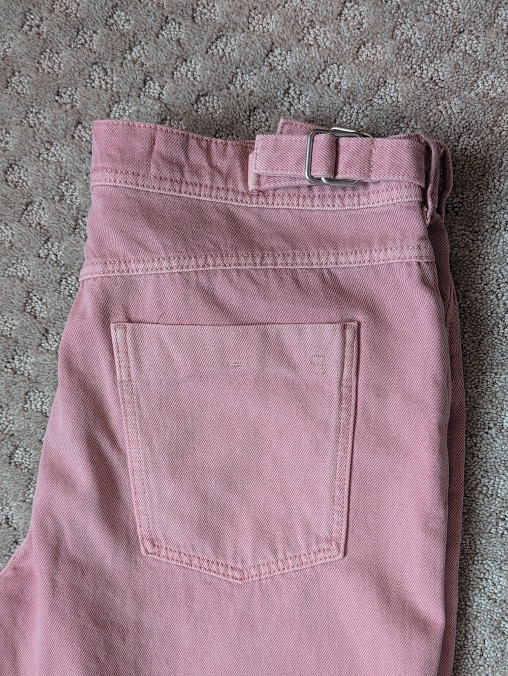Pilcro Celeste Mid Rise Relaxed Jeans Pink - Picture 13 of 14